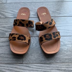 ZARA Faux Fur Slides❣️